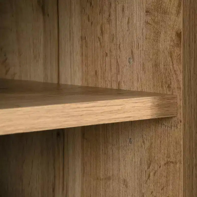 Support mural TV industriel avec étagères réglables pour TV jusqu'à 75"