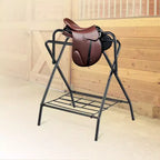 Support de selle noir pliable, autoportant, simple