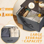 10-Drawer Fabric Storage Tower, Metal Frame, Multiple Colors, for Adults