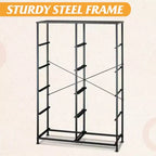 10-Drawer Fabric Storage Tower, Metal Frame, Multiple Colors, for Adults