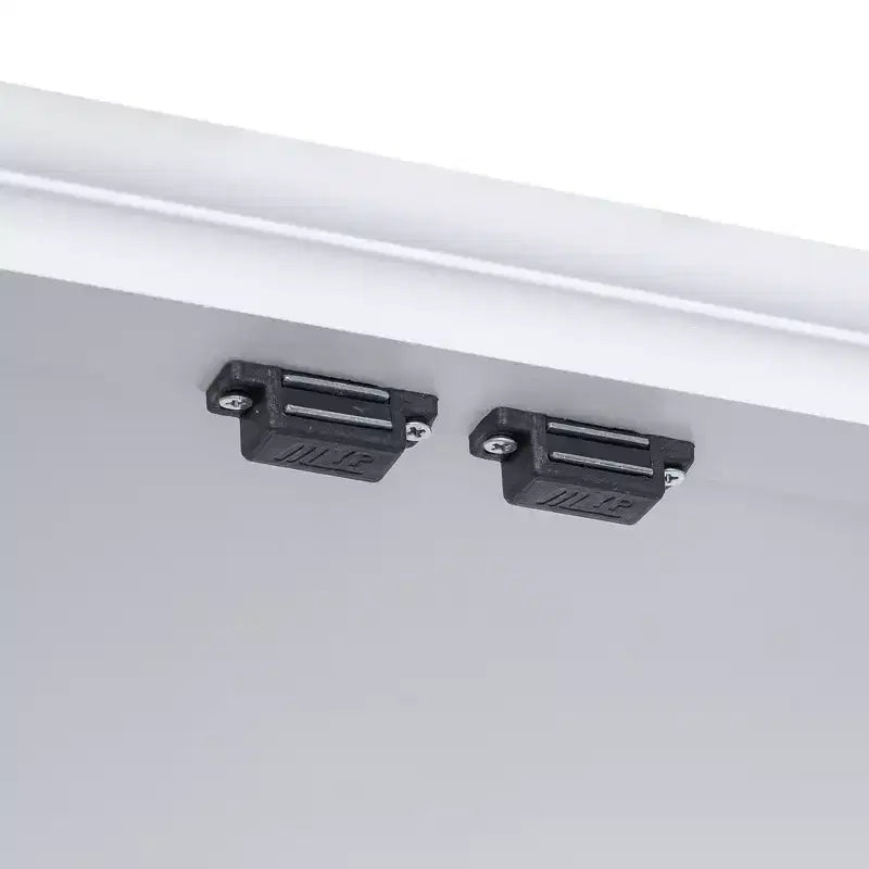 Meuble de rangement haut de salle de bain moderne Clara – Deux portes, étagère réglable et 2 tiroirs